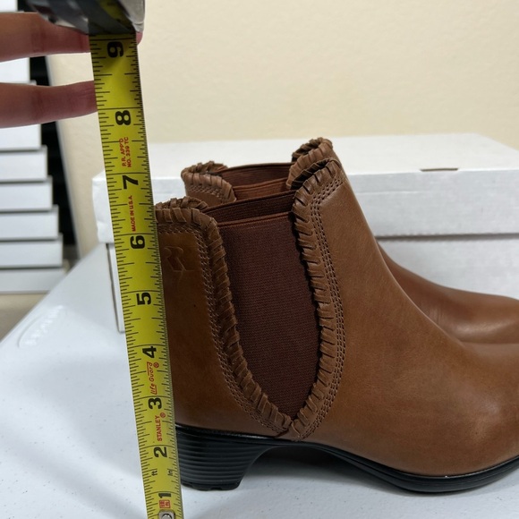 Romika Boots Women’s 37 EU/6.5 US Brown Stretch Laced Pull On Upper Leather New - Picture 6 of 6